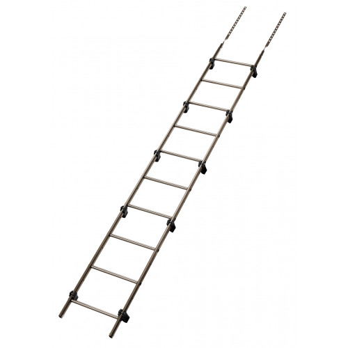 Лестница кровельная Grand Line RAL 7006 2,76м